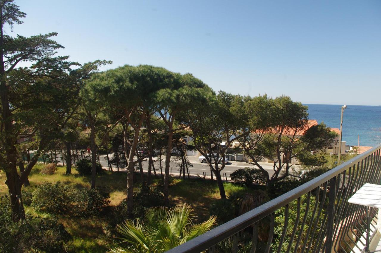 Hotel Almanarre Plage - Hotel Eco-Responsable Face A La Mer Hyères Exteriör bild